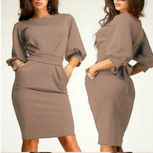 Women Long Sleeve Bodycon Dress Clubwear Formal Evening OL Mini DressesSM6