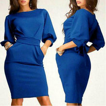 Women Long Sleeve Bodycon Dress Clubwear Formal Evening OL Mini DressesSM6