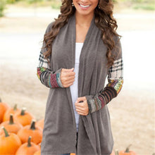 Women New Long Sleeve Knitwear Casual Outwear Jacket Coat Sweater Cardigan Gray SM6