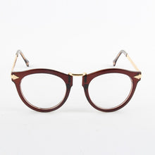 Women Retro Eyeglass Frame Round Clear Lens Arrow Designer Optical Glasses Eyewear PY6 SM6