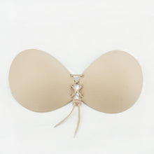 Women Self Adhesive Strapless Bandage Stick Gel Silicone Push Up Invisible Bra 2 Colors SM6