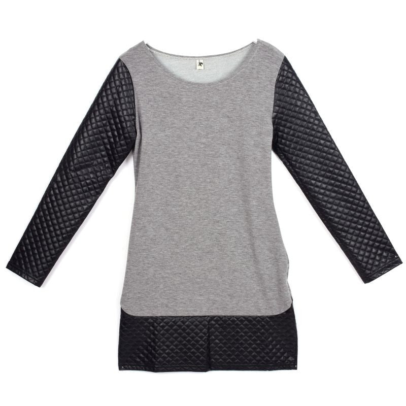 Women Sexy Bandage Long Sleeve Bodycon Party Warm O-Neck Pencil Mini Dress SM6