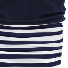 Women Sexy Striped Bodycon Casual Cocktail Party Mini Dress DressesSM6