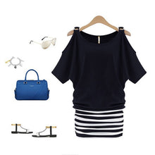 Women Sexy Striped Bodycon Casual Cocktail Party Mini Dress DressesSM6