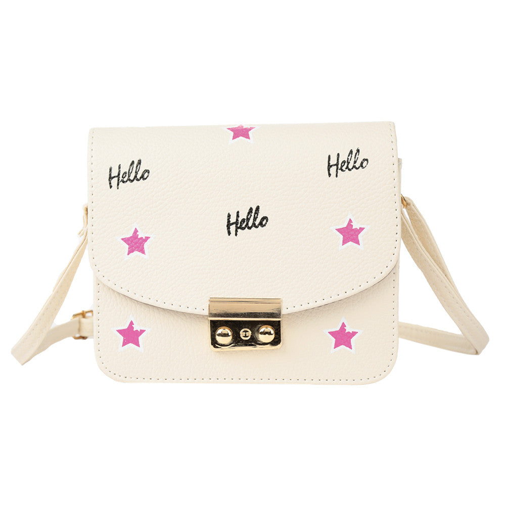 Women Small Crossbody Shoulder Bag PU Leather Print Messenger Bags Studded Flap Front Adjustable Strap Girls Casual Mini Handbag SM6