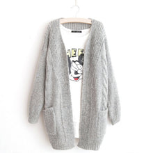 Women Sweater Jumper Coat Jacket Knitted Knitwear Outerwear Lady Warm Cardigan SM6