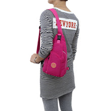 Women Waterproof Nylon Shoulder Bag Zipper Solid Color Durable Casual Travel Crossbody Bag Durable Teenage Girls Shoulder Bag SM6