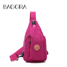 Women Waterproof Nylon Shoulder Bag Zipper Solid Color Durable Casual Travel Crossbody Bag Durable Teenage Girls Shoulder Bag SM6