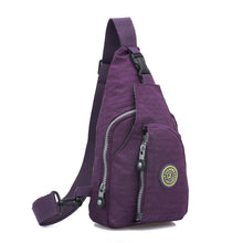 Women Waterproof Nylon Shoulder Bag Zipper Solid Color Durable Casual Travel Crossbody Bag Durable Teenage Girls Shoulder Bag SM6