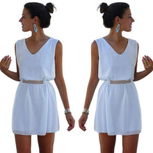Women's Evening Party Bodycon Mini Dress White Dress Shirt DressesSM6