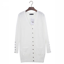 Women's Long Sleeve Sweater Coat Knitwear Cardigan Jacket Ladies Tops Knitted SM6