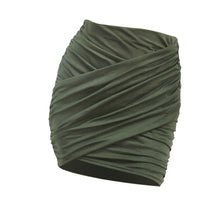 Women's Pleated Stretch Tight Sexy Bodycon Bandage Mini Skirt Short Pencil Skirts SM6