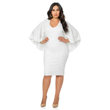 Women's Sexy Bodycon Plus Size Batwing Party Evening Formal Dress SM6