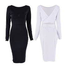 Women's Sexy Bandage Slim Dress Bodycon Evening Party Short Knee Dresses SM6
