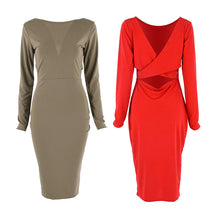 Women's Sexy Bandage Slim Dress Bodycon Evening Party Short Knee Dresses SM6