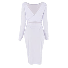 Women's Sexy Bandage Slim Dress Bodycon Evening Party Short Knee Dresses SM6