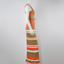 Women's Boho Long Maxi Dress Sleeveless O Neck Evening Party Beach Striped Dresses Sundress PY3 SM6