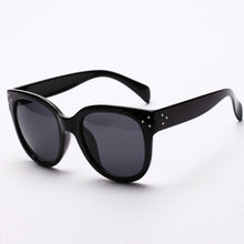 Womens Men UV 400 Rivet Sunglasses Plastic Frame Round Shades Oversized EyewearSM6