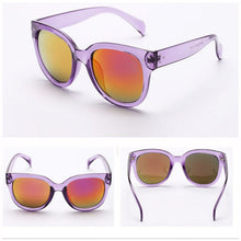 Womens Men UV 400 Rivet Sunglasses Plastic Frame Round Shades Oversized EyewearSM6