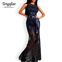 White Long Lace Dress Floor Length Prom Ball Dress Long Lace Sleeveless Party Dresses Elegant  Long SM6