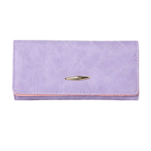 Womens Wallets And Purses Candy Color Pure Long Purse With Credit Card Holder PU Leather Billetera Mujer Pink Carteira Mujer SM6
