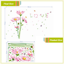 beautiful daisy flowers love wall decals home decorative stickers wedding party living bedroom mural art 3d post wallpaper 060. SM6
