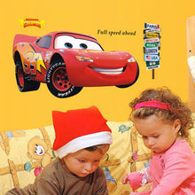 cars wall stickers kids room decorations full speed ahead quotes 9006. diy home decals cartoon movie mural art print posters 3.5 SM6