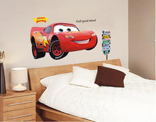 cars wall stickers kids room decorations full speed ahead quotes 9006. diy home decals cartoon movie mural art print posters 3.5 SM6