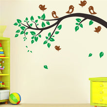 cartoon birds tree animals wall art decals for living room bedroom home decoration stickers removable diy vinyl SM6