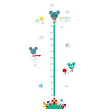 cartoon movie minnie mouse growth chart wall art decals living room home decorations diy stickers kids gift height measure chart SM6