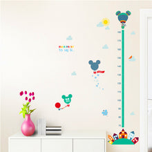 cartoon movie minnie mouse growth chart wall art decals living room home decorations diy stickers kids gift height measure chart SM6