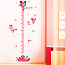 cartoon movie minnie mouse growth chart wall art decals living room home decorations diy stickers kids gift height measure chart SM6