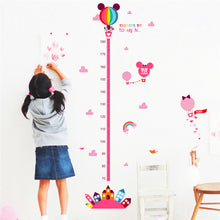 cartoon movie minnie mouse growth chart wall art decals living room home decorations diy stickers kids gift height measure chart SM6