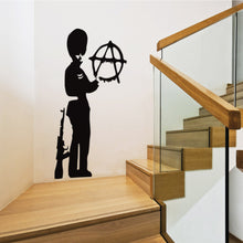 character Gun  NEW Bedroom Living Room Backdrop Removable Waterproof Vinyl wallpaper home decoration wall sticker SM6