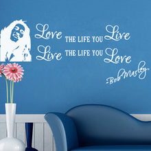character Love  NEW Bedroom Living Room Backdrop Removable Waterproof Vinyl decoration love wall stickers home decor SM6