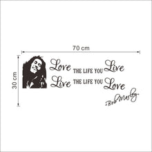 character Love  NEW Bedroom Living Room Backdrop Removable Waterproof Vinyl decoration love wall stickers home decor SM6