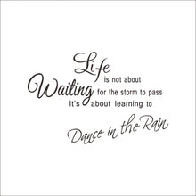 characters "life Waiting"  NEW Bedroom Living Room Backdrop Removable Waterproof Vinyl diy wall stickers home decor SM6