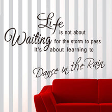 characters "life Waiting"  NEW Bedroom Living Room Backdrop Removable Waterproof Vinyl diy wall stickers home decor SM6