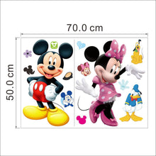 classical mouse cartoon Wall Stickers for kids room decorations movie wall art removable pvc comic animal decals zooyoo1437 SM6