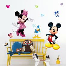 classical mouse cartoon Wall Stickers for kids room decorations movie wall art removable pvc comic animal decals zooyoo1437 SM6