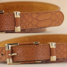 designer belts women high quality crocodile striped belt thin belt women leather fringe belt ceinture femme#102 SM6