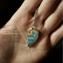 for Women Chic Best Bitches Best Friend Forever 2 Piece Break Heart Pendant Necklace Good Gifts SM6