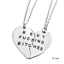 for Women Chic Best Bitches Best Friend Forever 2 Piece Break Heart Pendant Necklace Good Gifts SM6