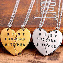for Women Chic Best Bitches Best Friend Forever 2 Piece Break Heart Pendant Necklace Good Gifts SM6
