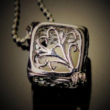 for Women Jewelry Lady Gift Charm Hollow Box Cute Locket Glow In The Dark Pendant Necklace SM6