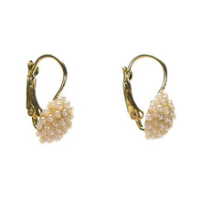 for Women Girls Wedding Ear Cuff Gold Plated Piercing Jewelry  Round Imitation Pearl Beads Stud Earrings SM6