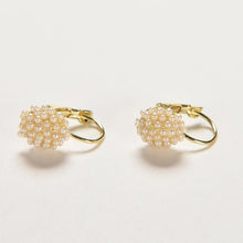 for Women Girls Wedding Ear Cuff Gold Plated Piercing Jewelry  Round Imitation Pearl Beads Stud Earrings SM6