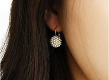 for Women Girls Wedding Ear Cuff Gold Plated Piercing Jewelry  Round Imitation Pearl Beads Stud Earrings SM6