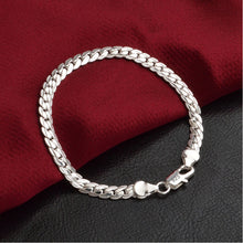 silver snake 5 mm Width bracelet bangle Jewelry crystal trendy men bracelets  SM6